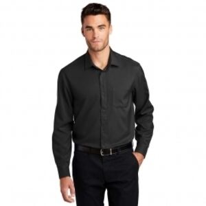 Men's Classic Black Port Autority Shirt Brand New Never Worn